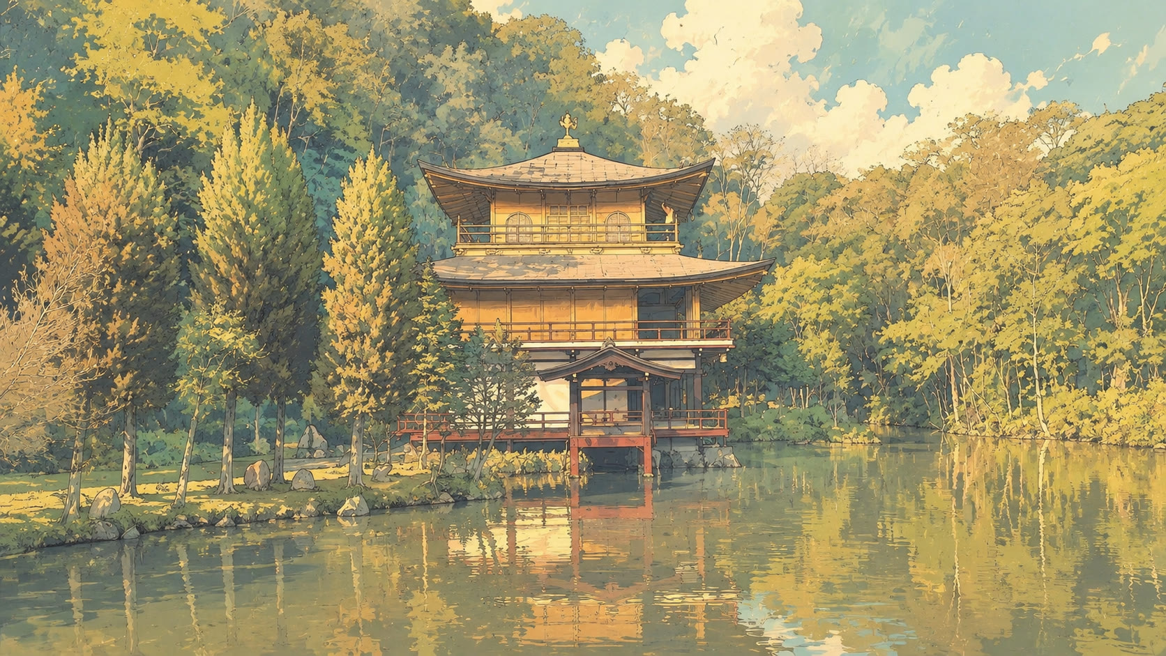Golden Pavilion Full View