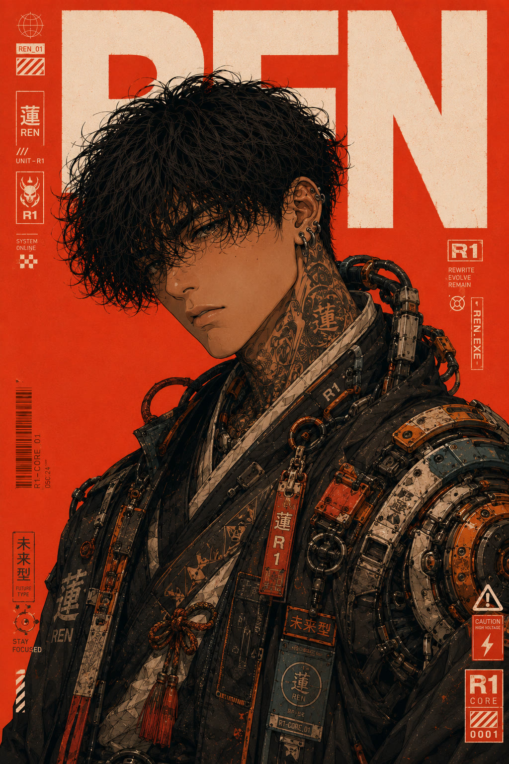 Ren Cyberpunk Close-Up