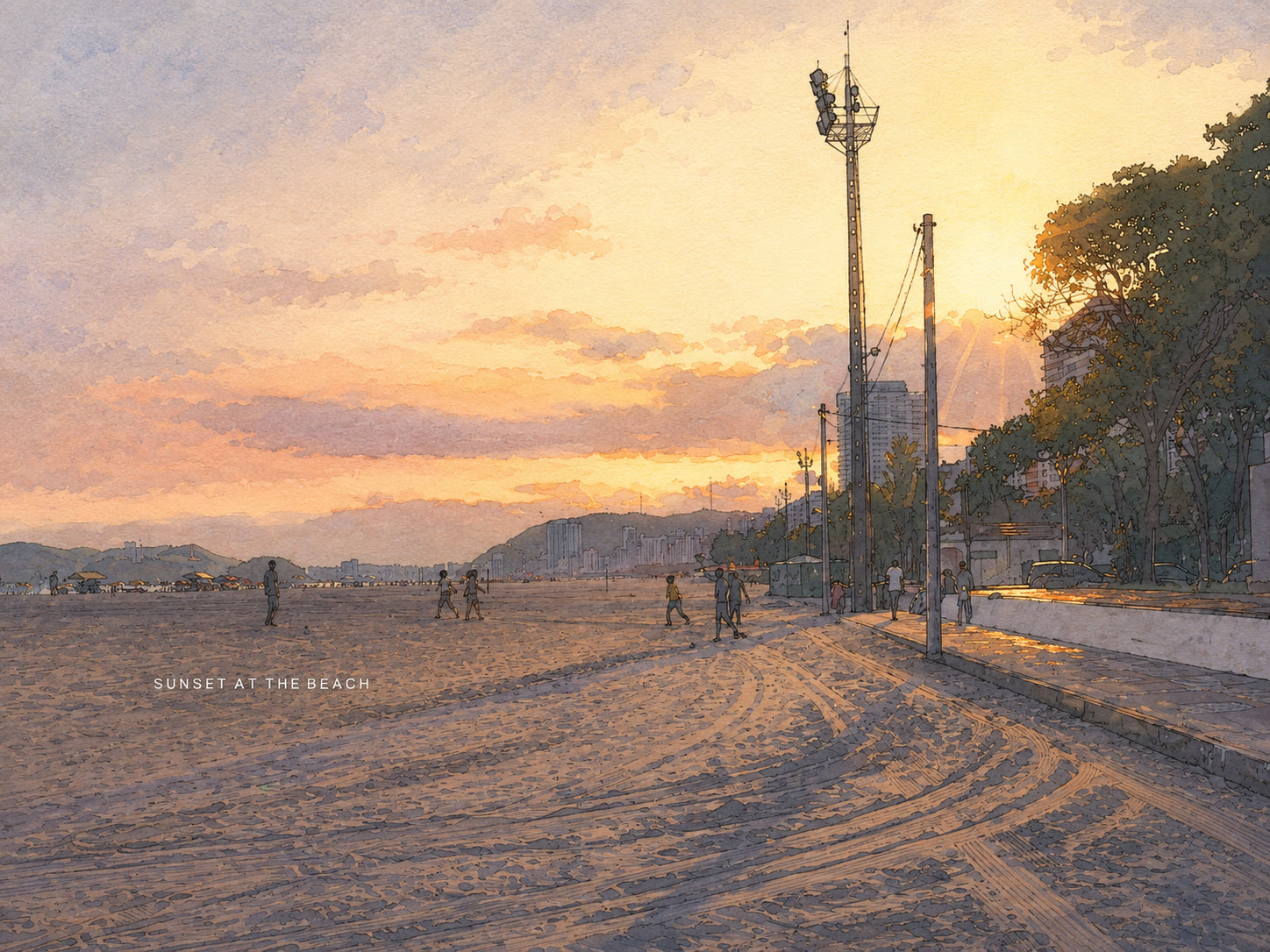Sunset at the Beach